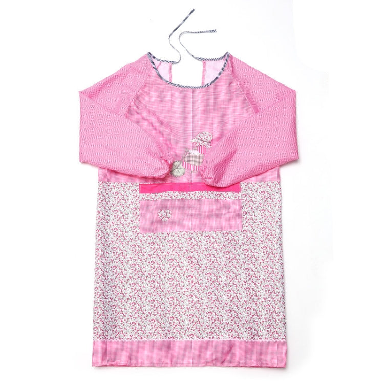 Kitchen Anti-fouling Oil-proof Adult Gowns Home Apron, with Long Sleeve