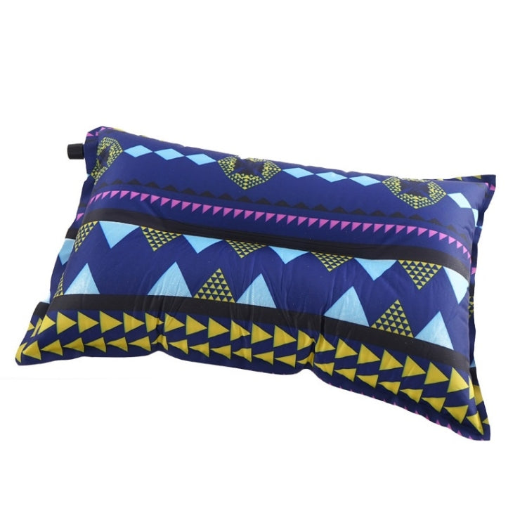 Portable Ethnic Style Automatic Inflatable Pillows Outdoor Camping Tent Camping Equipment Car Travel Pillows
