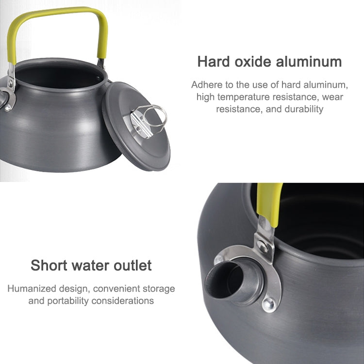 0.8L Portable Outdoor Mountaineering Picnic Aluminum Teapot Kettle Coffee Pot