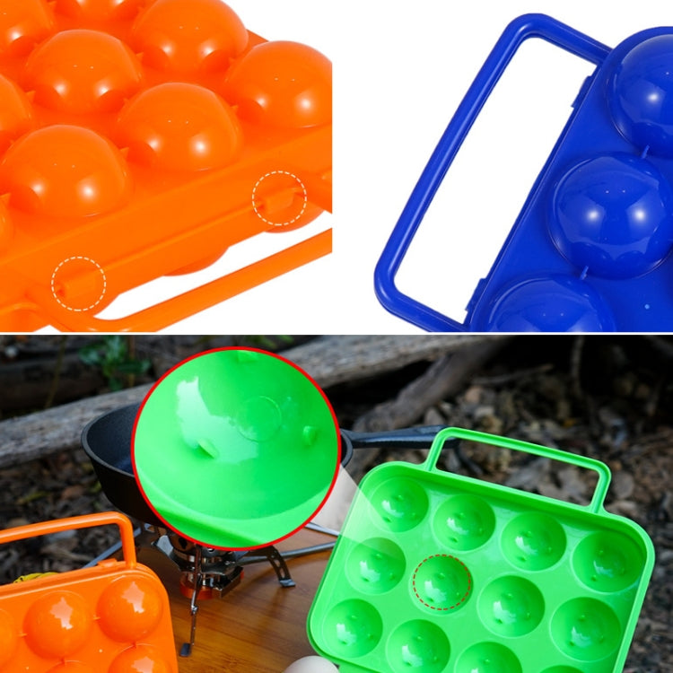 6 Grid Outdoor Portable Egg Protection Box, Random Color Delivery