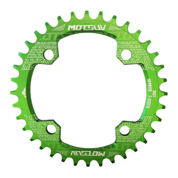 MOTSUV Round Narrow Wide Chainring MTB Bicycle 104BCD Tooth Plate Parts