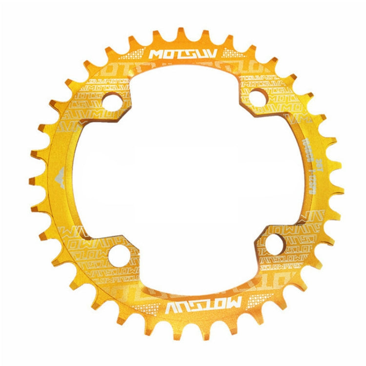 MOTSUV Round Narrow Wide Chainring MTB Bicycle 104BCD Tooth Plate Parts