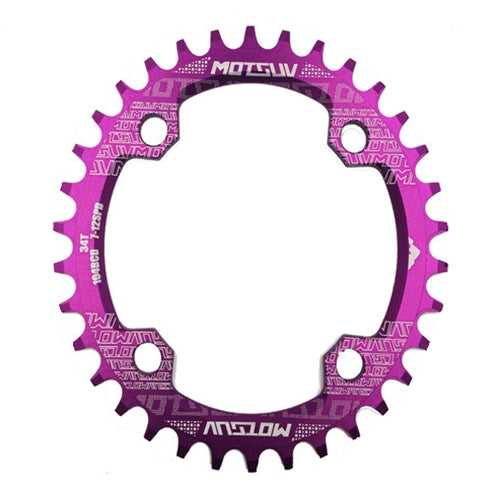 MOTSUV Round Narrow Wide Chainring MTB Bicycle 104BCD Tooth Plate Parts