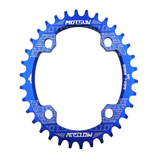 MOTSUV Round Narrow Wide Chainring MTB Bicycle 104BCD Tooth Plate Parts