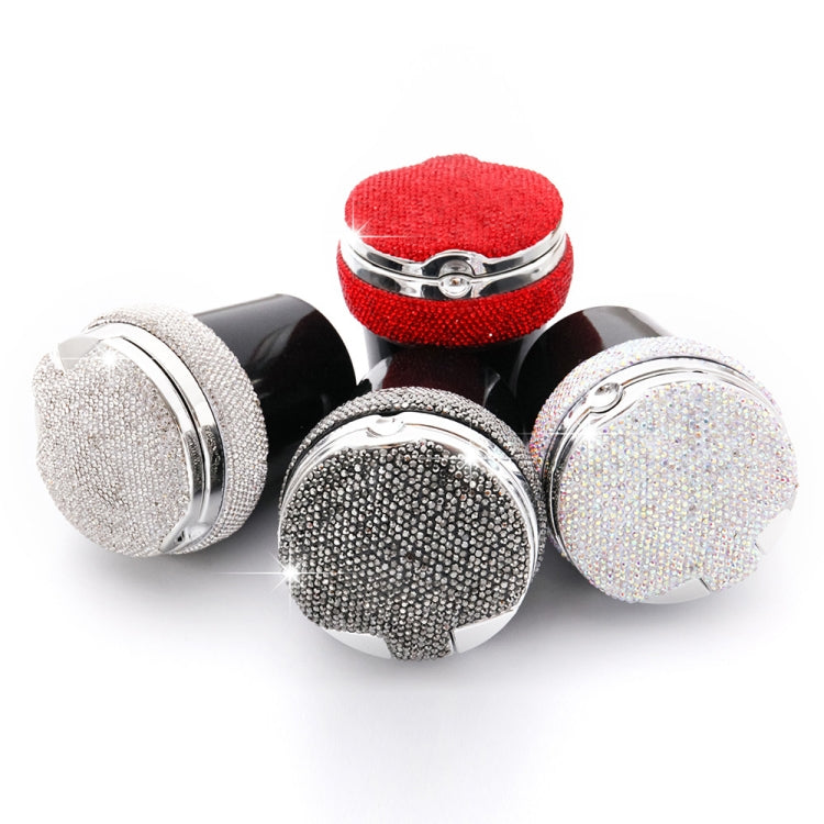 Studded Diamond Car Ashtray with Led Lamp