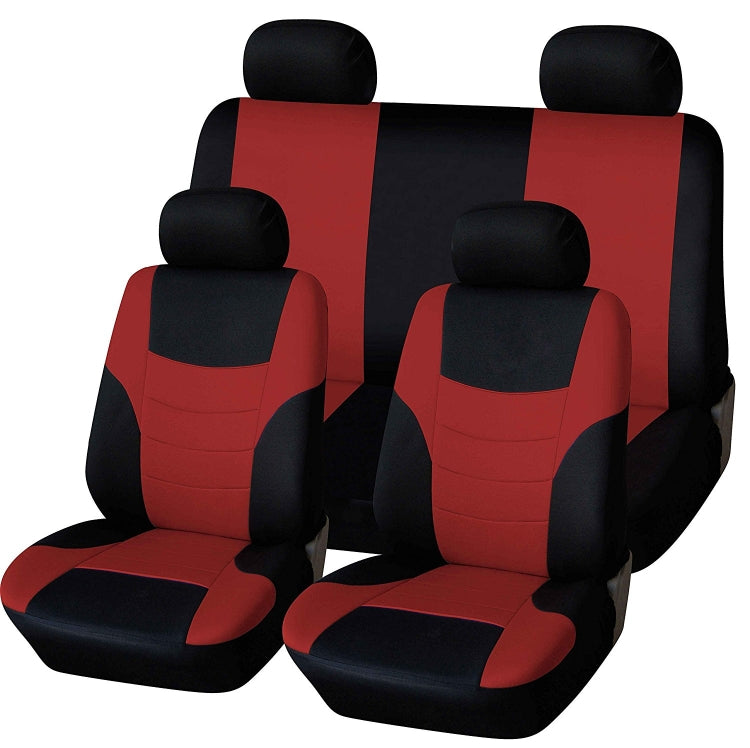 Universal Car Seat Cover Personality Stitching Automotive Chairs Protective Sleeve Cloth Automobile Seats Covers, Green, Yellow, Orange, red, pink, Blue