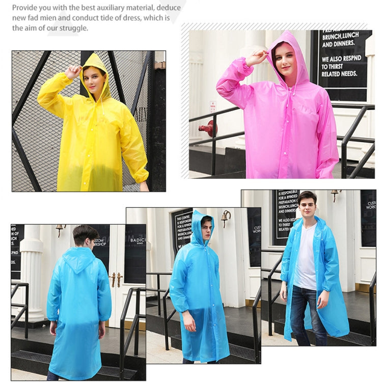 Disposable PEVA Environment Transparent Raincoat Outdoor Hiking Siamese Raincoat