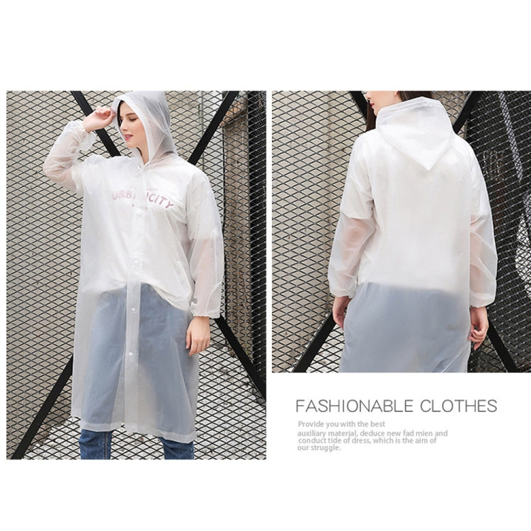 Disposable PEVA Environment Transparent Raincoat Outdoor Hiking Siamese Raincoat