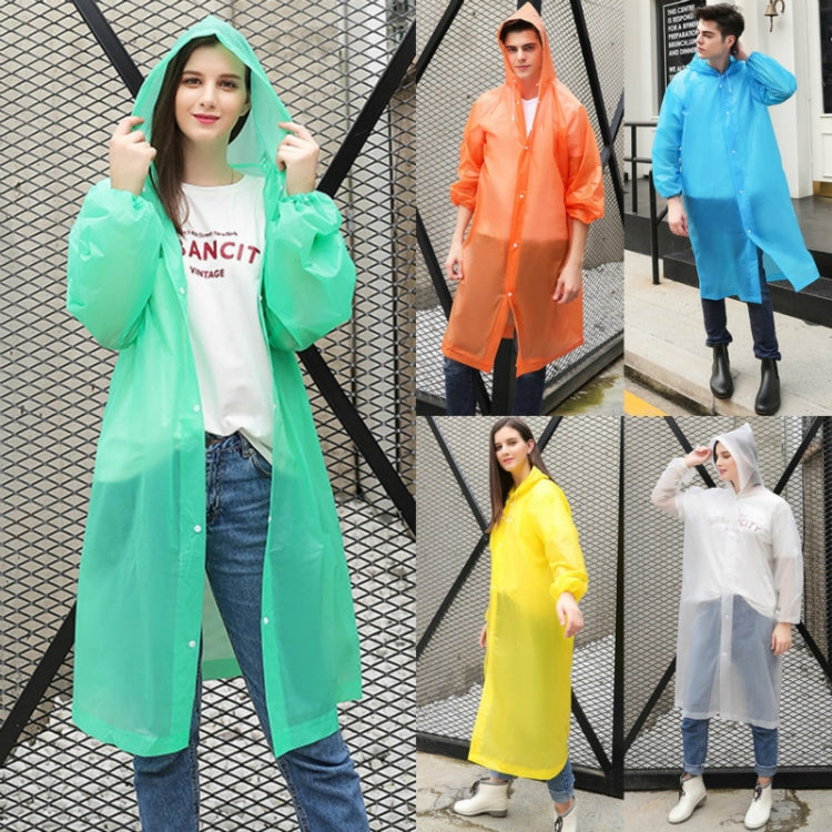 Disposable PEVA Environment Transparent Raincoat Outdoor Hiking Siamese Raincoat