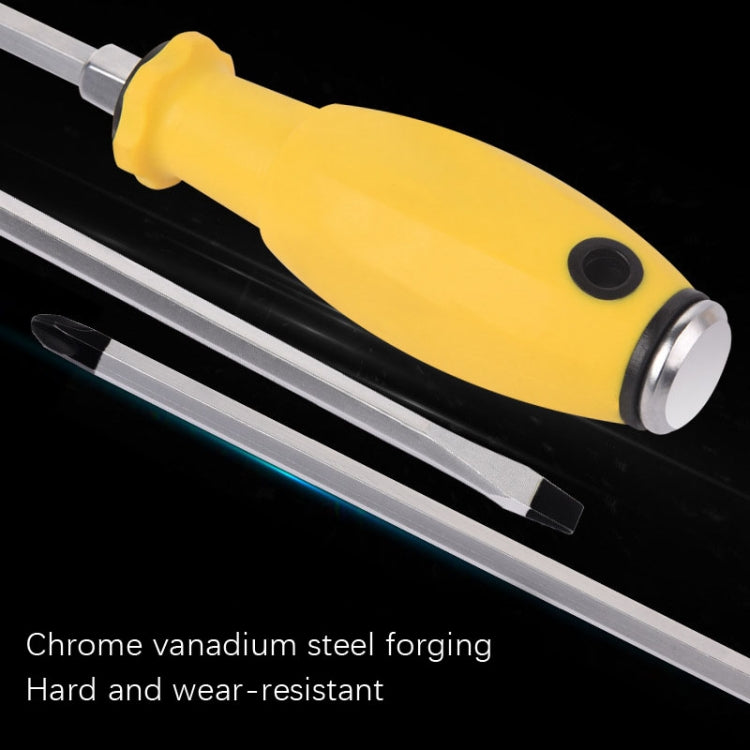 Chrome Vanadium Steel Percussion Screwdriver, 6.3x200mm 4inch Phillips, 6.3x225mm 5inch Phillips, 6.3x250mm 6inch Phillips, 8x300mm 8inch Phillips, 8x350mm 10inch Phillips, 8x400mm 12inch Phillips
