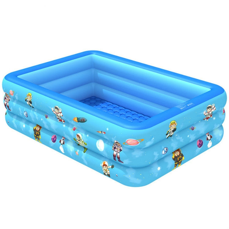 Household Indoor and Outdoor Aerospace Pattern Baby Square Inflatable Swimming Pool