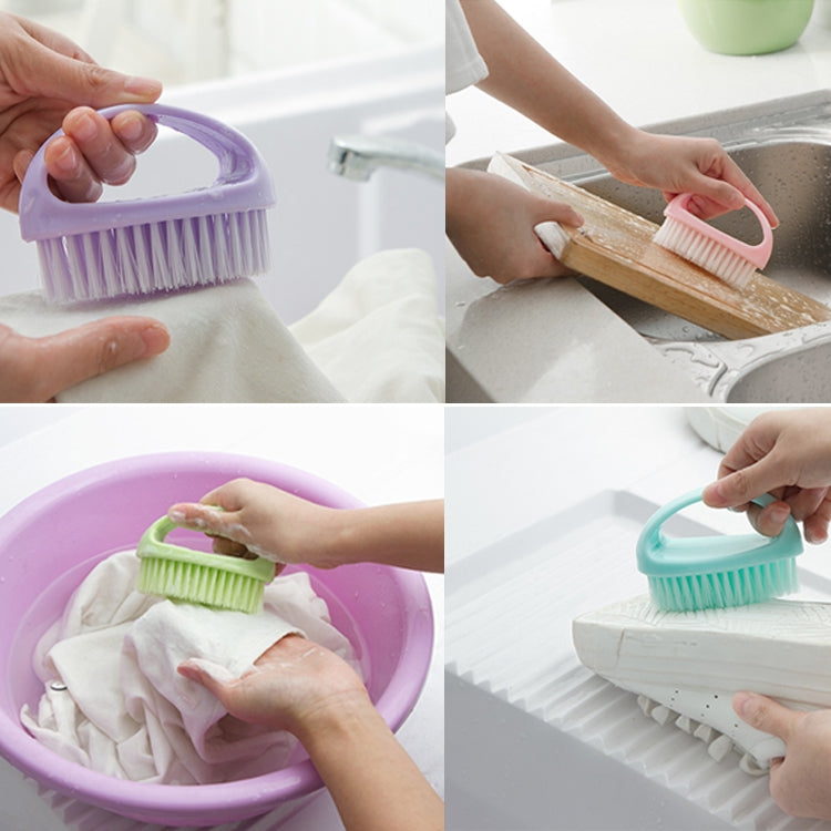 2 PCS Multi Functional Soft Hair Laundry Washing Shoes Bathroom Cleaning Brush