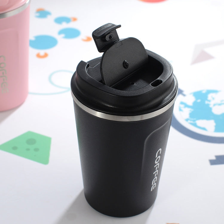 Smart Version Double Stainless steel 304 Coffee Mug Car Thermos Mug Travel Thermo Cup, 380ml White, 380ml Black, 380ml Green, 380ml Blue, 380ml Pink, 510ml White, 510ml Pink, 510ml Black, 510ml Green, 510ml Blue