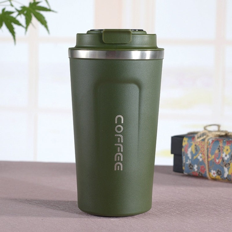 Smart Version Double Stainless steel 304 Coffee Mug Car Thermos Mug Travel Thermo Cup, 380ml White, 380ml Black, 380ml Green, 380ml Blue, 380ml Pink, 510ml White, 510ml Pink, 510ml Black, 510ml Green, 510ml Blue