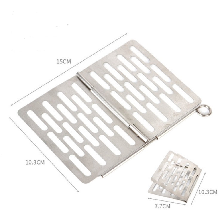 Stainless Steel Folding Barbecue Net Portable BBQ Picnic Accessories