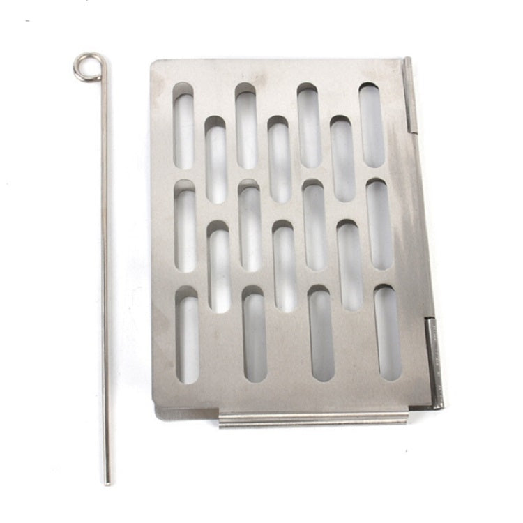 Stainless Steel Folding Barbecue Net Portable BBQ Picnic Accessories