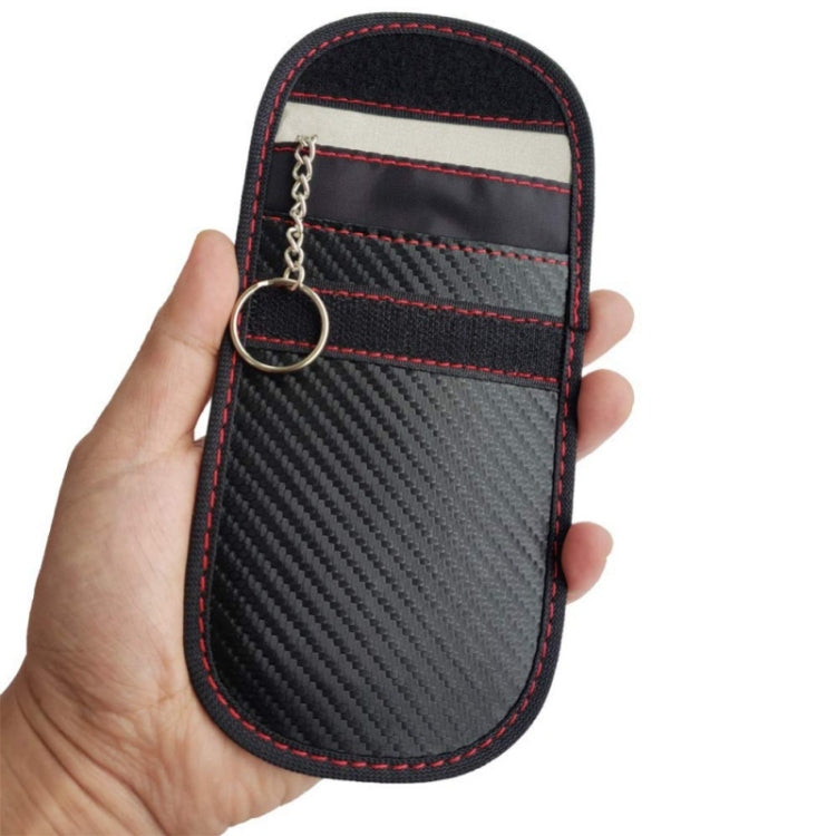 Antimagnetic RFID Car Key Mobile Phone Bag Shielding Set Radiation Cell Phone Pocket, 2 PCS 13 x 8.5cm