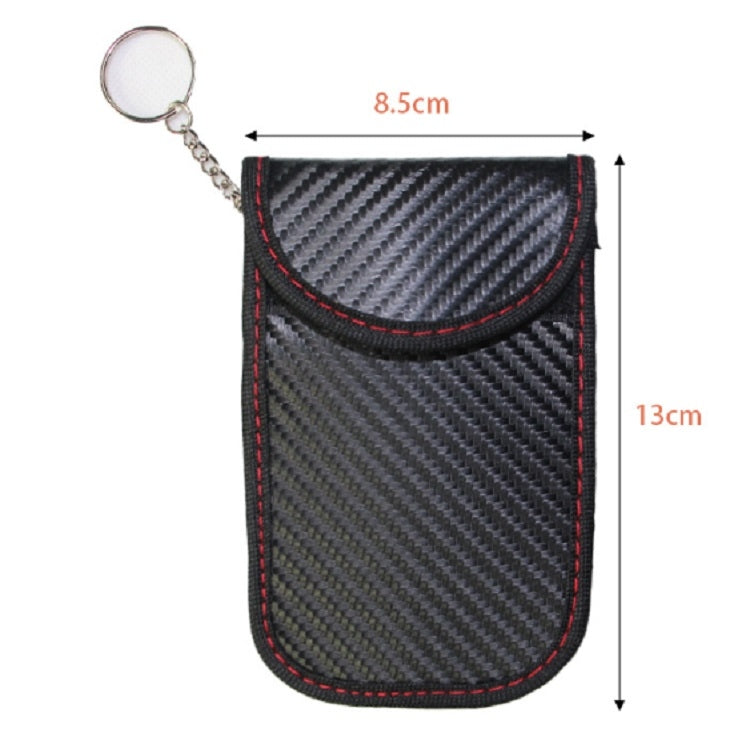 Antimagnetic RFID Car Key Mobile Phone Bag Shielding Set Radiation Cell Phone Pocket, 2 PCS 13 x 8.5cm