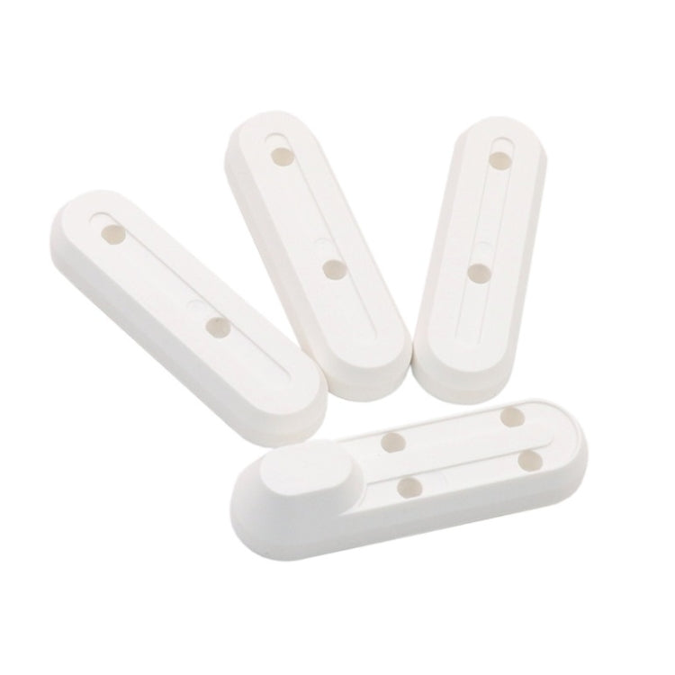 4 in 1 For Xiaomi Mijia M365 Scooter Motor Plastic Protective Cover Waterproof Cover Front and Rear Wheel Protection Blocks, Random Color Delivery