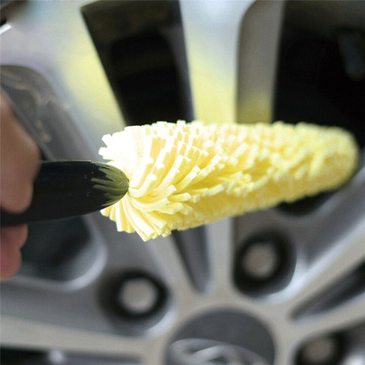 Universal Auto Car Accessories Car Rims Care Tire Wheel Washing Brush Plastic Handle Vehicle Wheel Cleaning Brush Washing Sponge, Wheel Cleaning Brush
