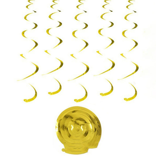 5 PCS 70cm PVC Spiral Ornaments Christmas Kindergarten Classroom Birthday Party Scene Layout Hanging Sequin Ornaments