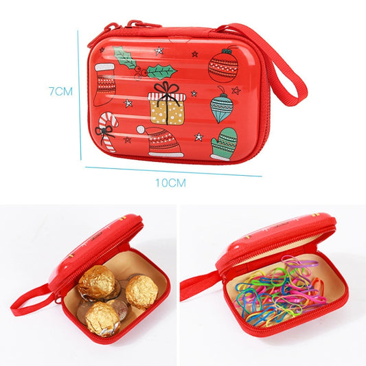Christmas Cartoon Coin Purse Creative Square Storage Box Key Case, Type 3, Type 4, Type 5, Type 6, Type 2, Type 1