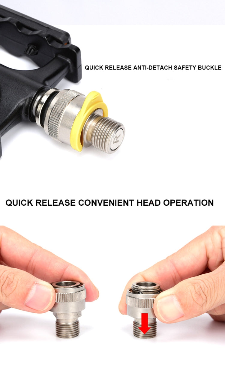 PROMEND Quick Release Ultralight Aluminium Alloy Bearing Bike Pedals