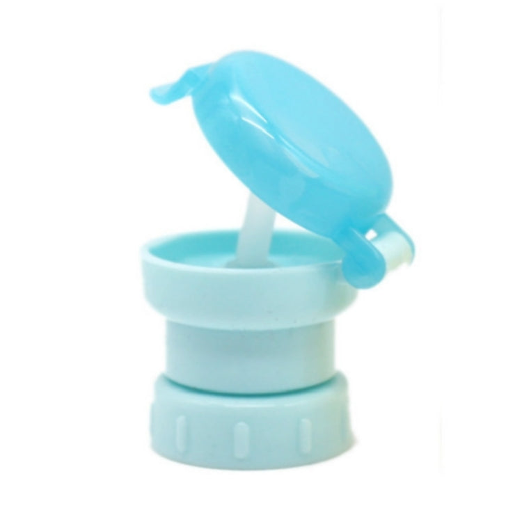 Children Portable Bottled Drinks Anti-overflow Anti-squash Replacement Straw Cap, Blue, Green, Red