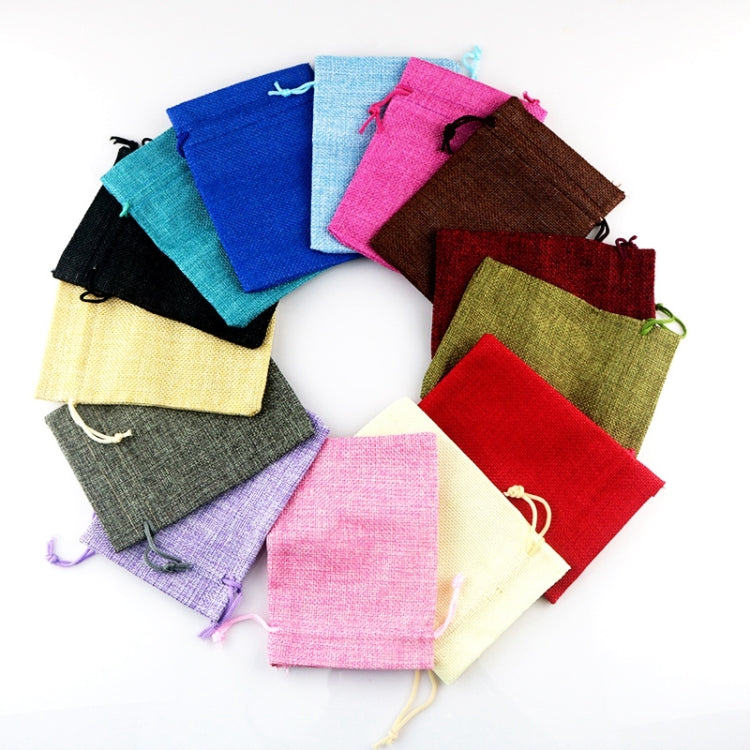 50 PCS Multi size Linen Jute Drawstring Gift Bags Sacks Wedding Birthday Party Favors Drawstring Gift Bags