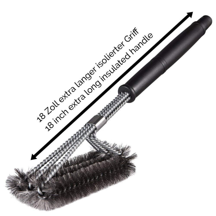 Large Barbecue Grill Pan Cleaning Wire Brush