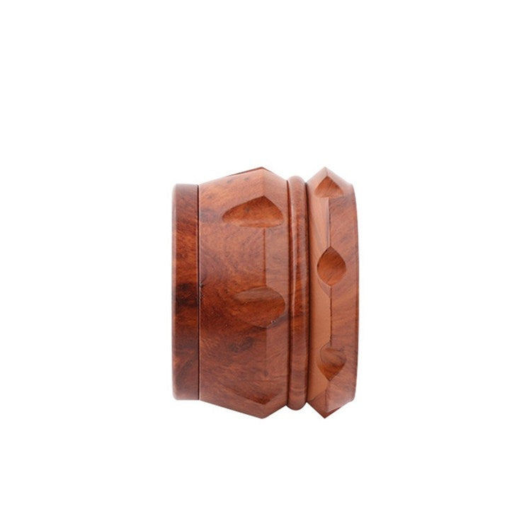 Wood Drum Type Smoke Grinder Tobacco Spice Crusher, S, M, L