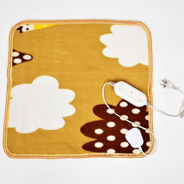 Animals Bed Heater Mat Heating Pad Winter Warmer Carpet Plush Electric Blanket Seat Heating Pad, 45x45cm 220V CN Plug