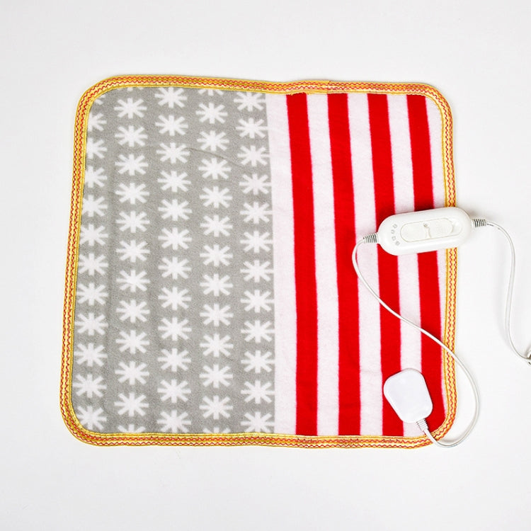 Animals Bed Heater Mat Heating Pad Winter Warmer Carpet Plush Electric Blanket Seat Heating Pad, 45x45cm 220V CN Plug