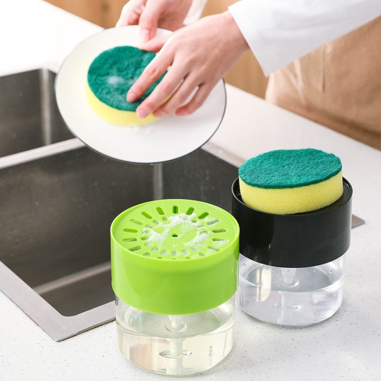 Kitchen Detergent Press Bottle Wipe Combination Dish Brush Soap Liquid Box