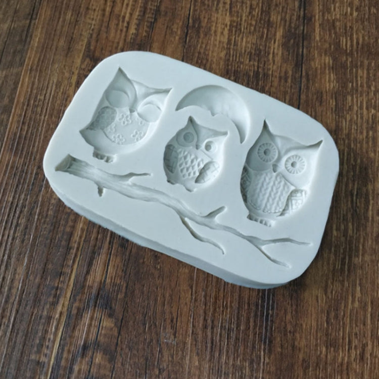 Owl Fondant Mold Cake Decoration Diy Dry Pais Chocolate Silicone Mold, Owl Shape