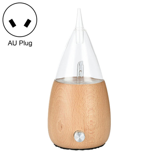 Waterless Diffuser Essential Oil Spray Wood Glass Aromatherapy Air Humidifier, AU Plug, UK Plug, EU Plug