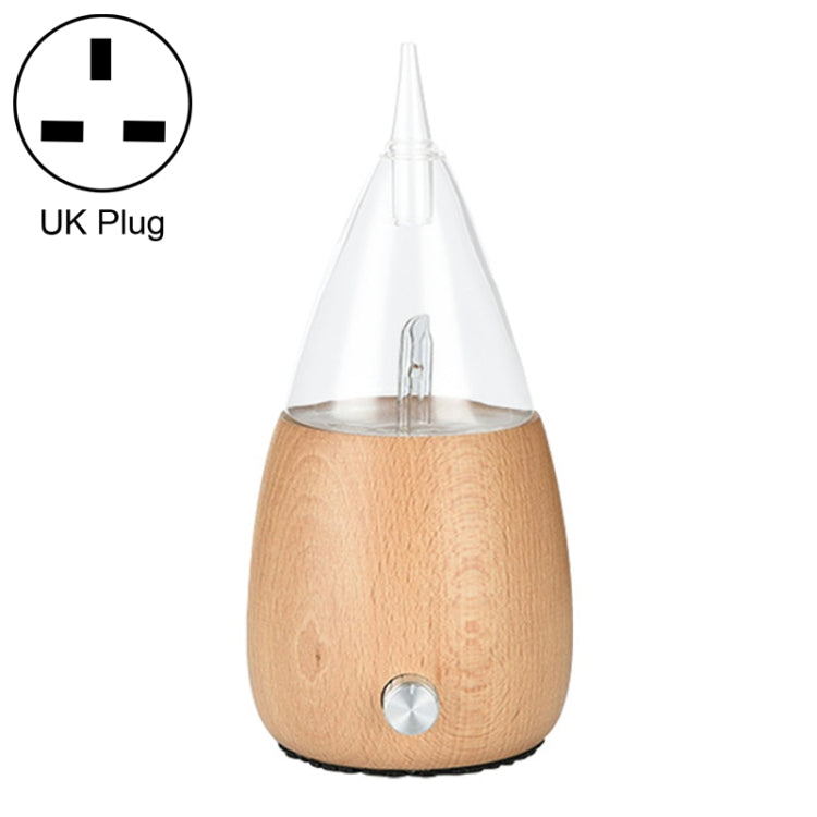 Waterless Diffuser Essential Oil Spray Wood Glass Aromatherapy Air Humidifier, AU Plug, UK Plug, EU Plug