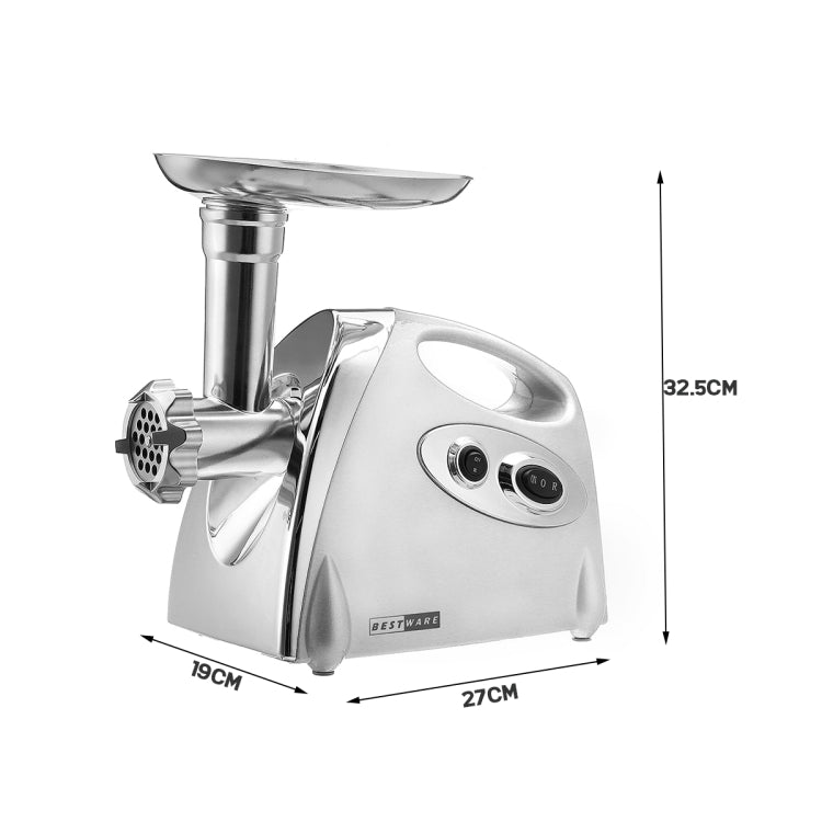 MGB -120A 250W Household Electric Multi-function Stainless Steel Kitchen Sausage Twisting Machine Meat Grinder, MGB -120A Black