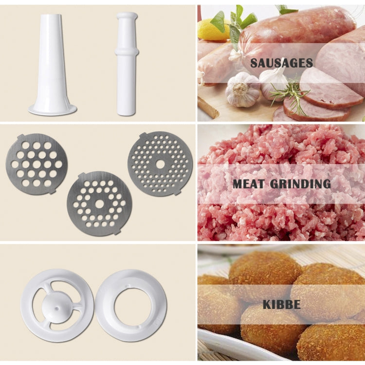 MGB -120A 250W Household Electric Multi-function Stainless Steel Kitchen Sausage Twisting Machine Meat Grinder, MGB -120A Black