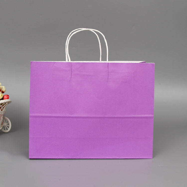 10 PCS Elegant Kraft Paper Bag With Handles for Wedding/Birthday Party/Jewelry/Clothes