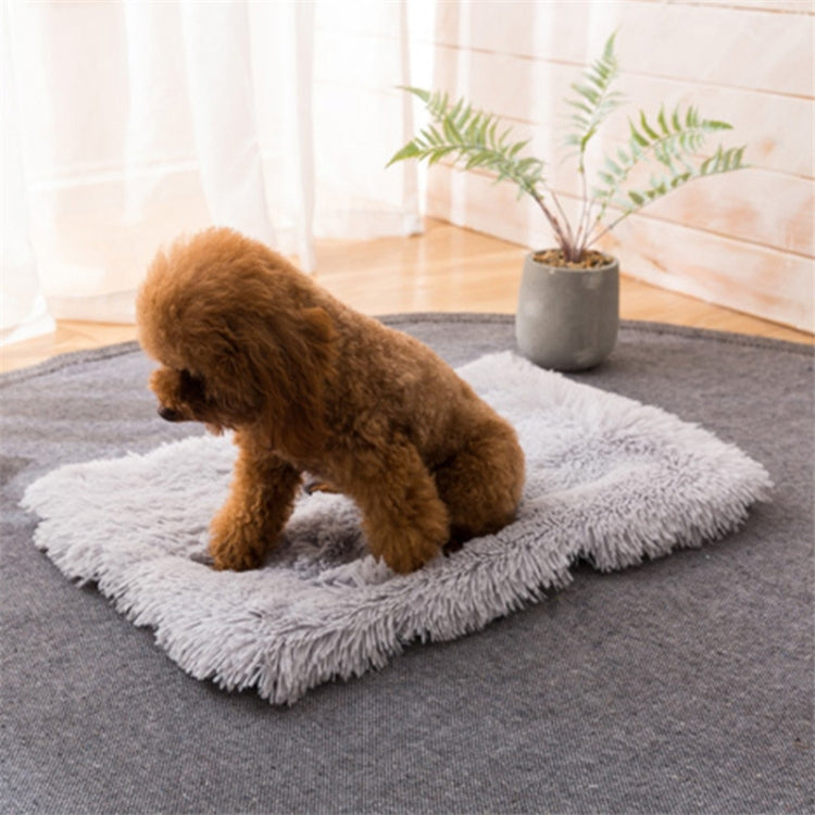 Autumn and Winter Warm Universal Square Pet Cat Dog Plush Pad, S, M, L, XL