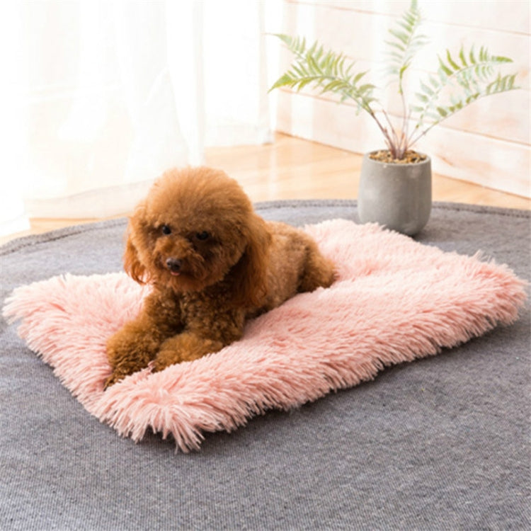 Autumn and Winter Warm Universal Square Pet Cat Dog Plush Pad, S, M, L, XL
