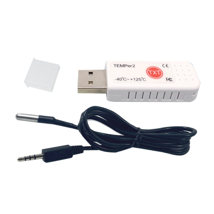 مستشعر درجة حرارة USB مقاوم للماء ومسبار درجة الحرارة ومقياس حرارة مراقبة حوض السمك، TEMPer1F، TEMPer2، TEMPerHUM