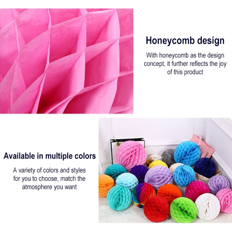 2 PCS Wedding Room Decoration Festive Mall Decoration Paper Honeycomb Ball Lantern, 6 inches 15 cm, 10 inches 25 cm, 12 inches 30 cm, 8 inches 20 cm