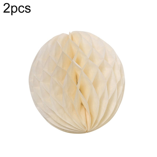 2 PCS Wedding Room Decoration Festive Mall Decoration Paper Honeycomb Ball Lantern, 6 inches 15 cm, 10 inches 25 cm, 12 inches 30 cm, 8 inches 20 cm