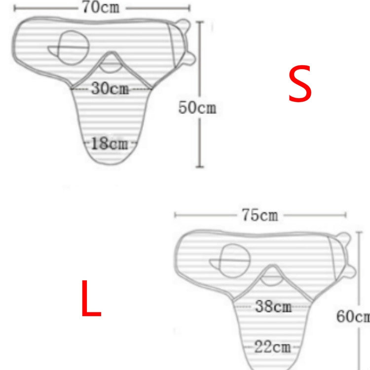 Spring Summer Cotton Baby Infant Bags Towels Sleeping Bags Knitted Cloth Cap Set, S (50x70 CM), L (60x75 CM)