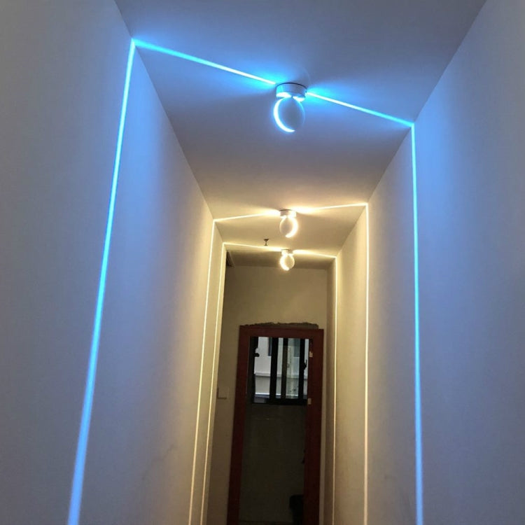 LED Door Frame Corridor Window Wall Spotlight, White, Semicircle