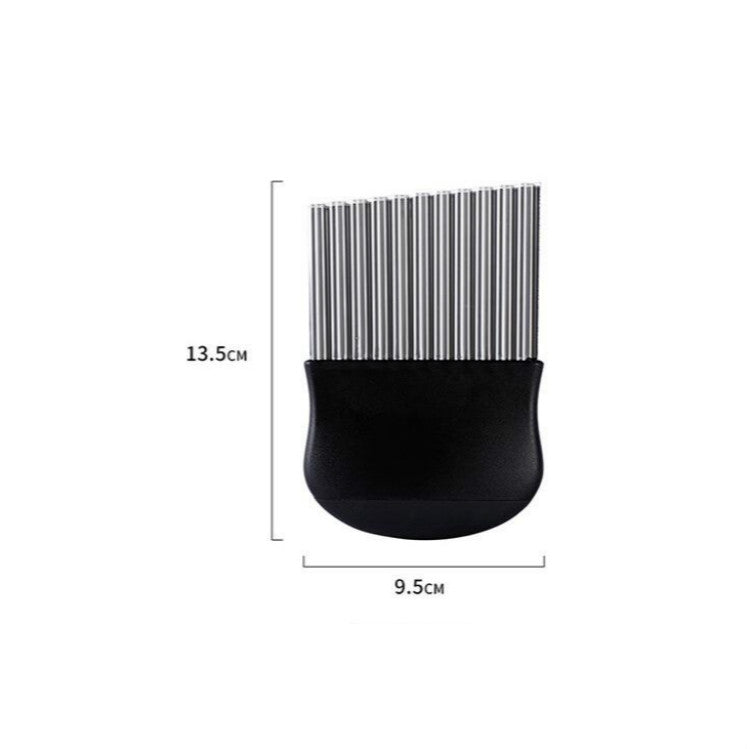 French Fries Cut Stainless Steel Saw Blade Serrated Cutter Fruit and Vegetable Tools Wave Knife Kitchen Equipment Accessories, Style 3
