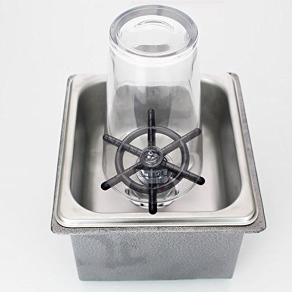 NB-1990 Stainless Steel Embedded Automatic Beer Glass Steaming Pitcher Rinser Cup Washer, Rinser Cup Washer