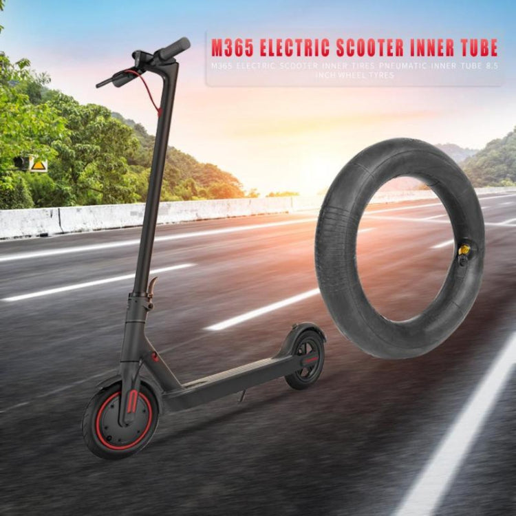 2 PCS For Xiaomi Mijia M365 Electric Scooter 8.5 inch Rubber Padded Tire Inner Tube with Valve Cover